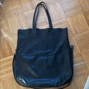 COS leather foldable Tote Bag